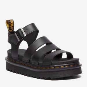 Dr. Martens Blaire Platform Sandal - Women's Black size 6